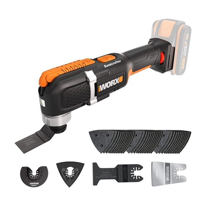 WORX SONICRAFTER Oscillating Multi Tool 1800 OPM Cordless 20V