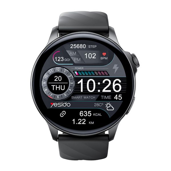 Yesido BT5.2 Smart Watch with Large Screen, Health Monitoring, IO29