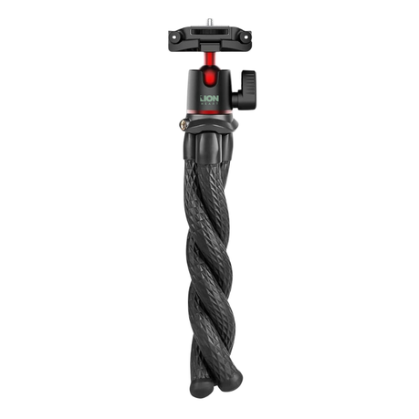 LH Mini Flexible Camera Tripod Stand with Hidden Phone Holder & Shoe Mount Image