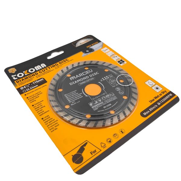 Tokoma MARCEU Diamond Cutting Disc - 115mm