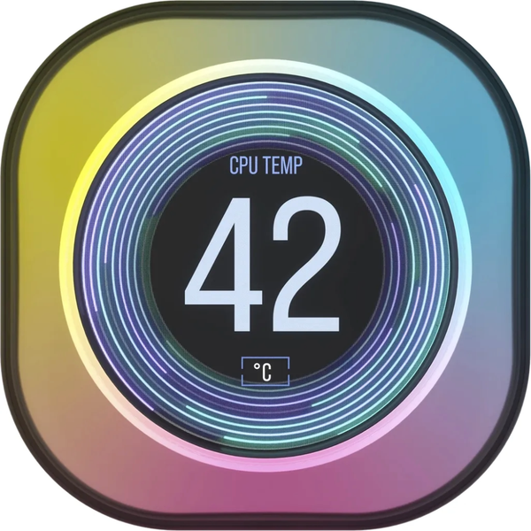 Corsair iCUE LINK AIO LCD Screen Module - Black 2.1" IPS Display