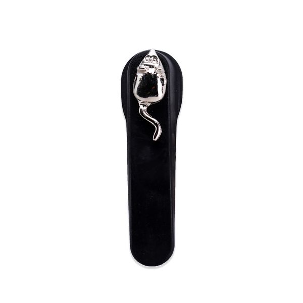 Door Wedge - Mouse - Rubber - Black
