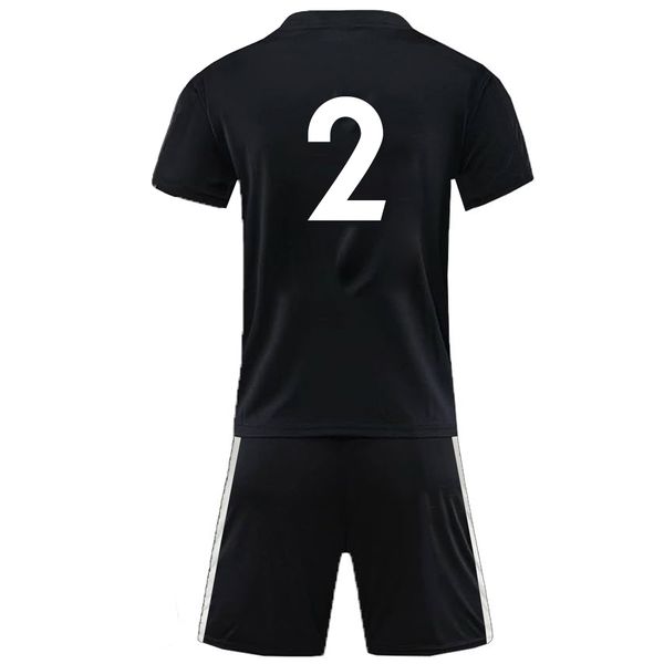 Bufftee Individual Junior Soccer Kit-Number 2 -Right Back Jersey &amp; Shorts