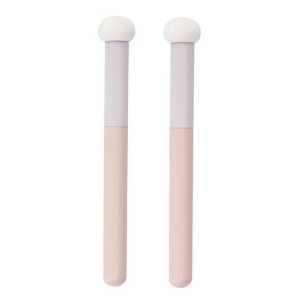 2 Piece Mushroom Shape Silicone Concealer Sponge Brushes