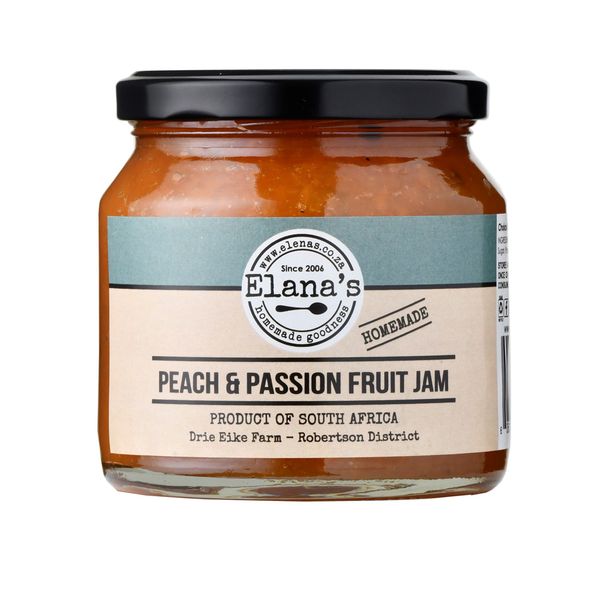 Elana's Peach &amp; Passionfruit Jam (250g)