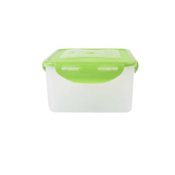 Large Square Shaped Snap Lid Lunch Box