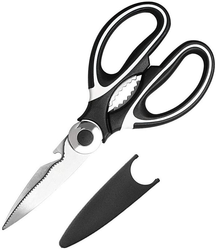 Hubbe Heavy Duty Kitchen Scissors Black White Buy Online In South   S Zoom.file