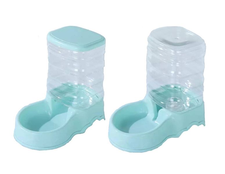 WigWagga - Pet Automatic Water Dispenser &amp; Gravity Feeder Set - Green