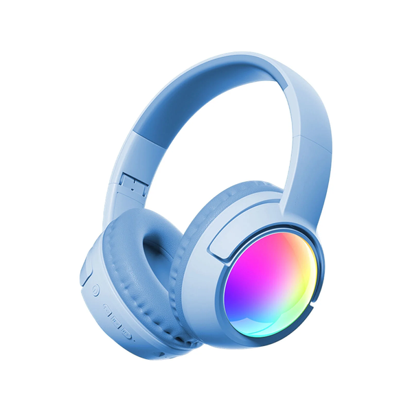 RGB Wireless and Wired Macaroon Colour Headphones Bluetooth 5.4