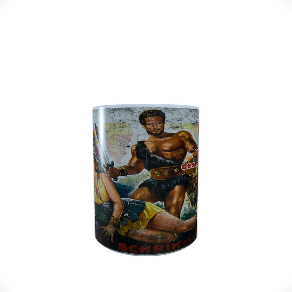 Vintage Horror Movie - Hercule Terreur Des Barbares- Coffee Mug