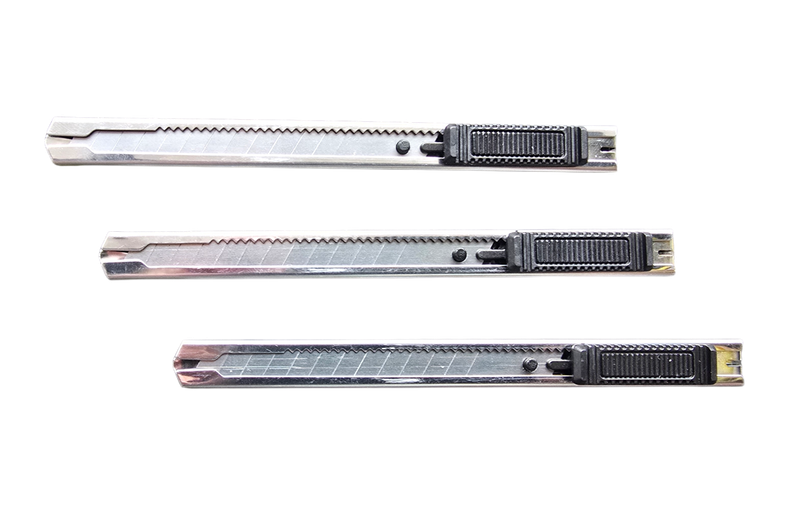 Camco ULTRA-THIN Utility Craft Knife 9mm (Snap-Off Blade) - 3 Piece