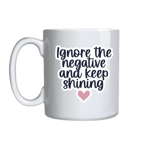 Keep Shining Motivational Mug for Women Graphic Birthday Present for Her