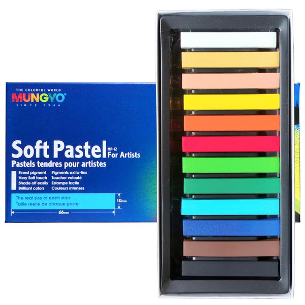 Mungyo Professional Full-Length Soft Pastel Set of 12