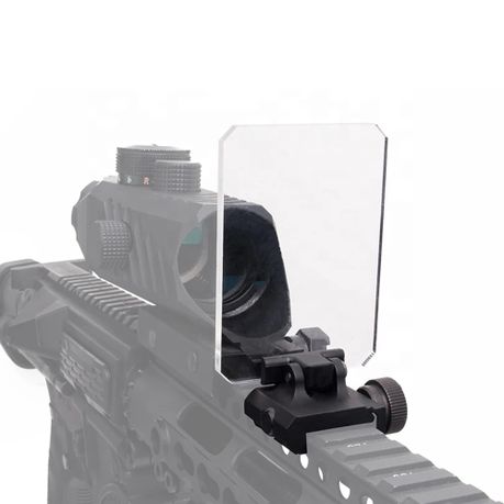 Airsoft Lens Sight Protector Cover Shield w/20mm Rail Mount For Rifle Scope