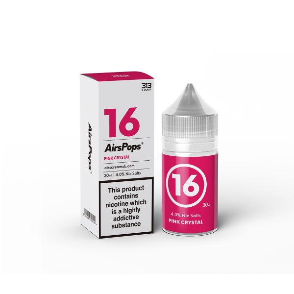 AirsPops - Vape E-Liquids - Pink Crystal - 30ml - 4% Nic Salts