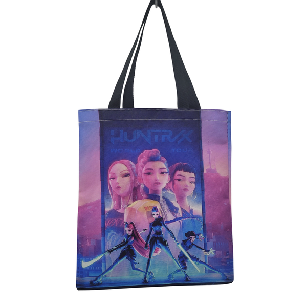 KPop Demon Hunters Movie Cute Rumi, Mira and Zoey Tote Bag