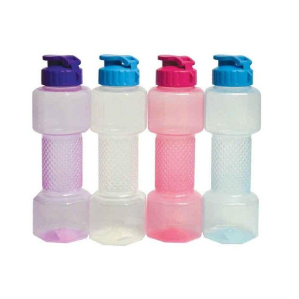 Dumbbell Shape Water Bottle - Pack of 4