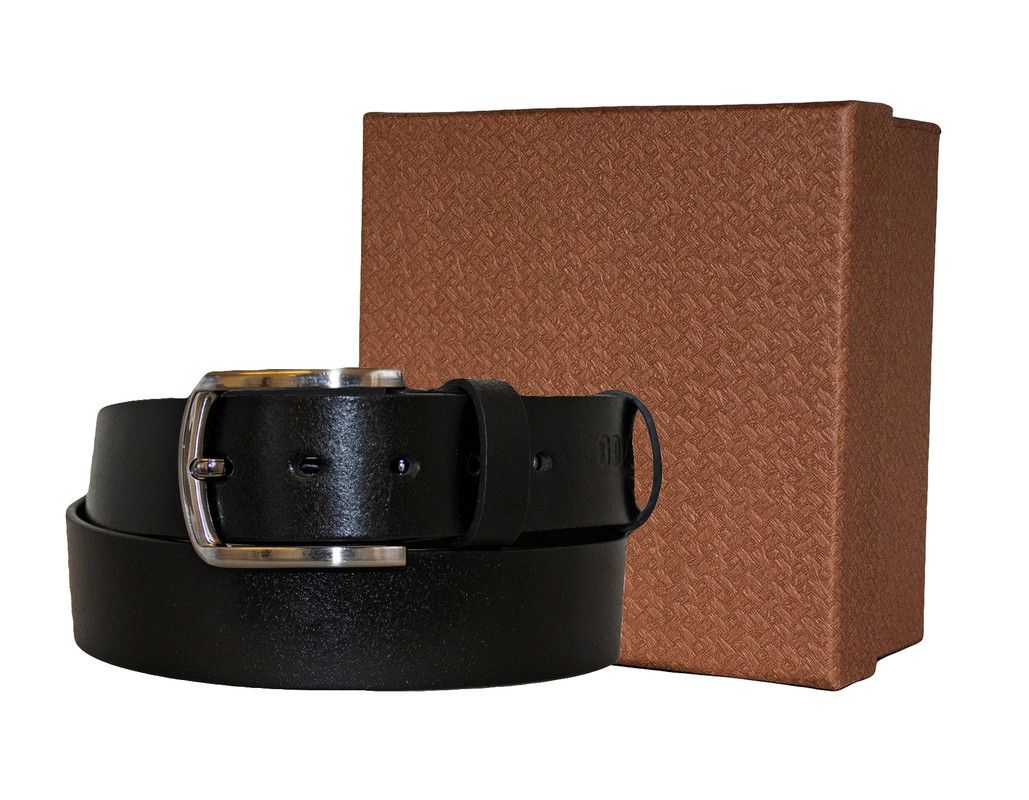 Fino 50051 Genuine Leather Men’s Pin Buckle Belt Buy Online in South