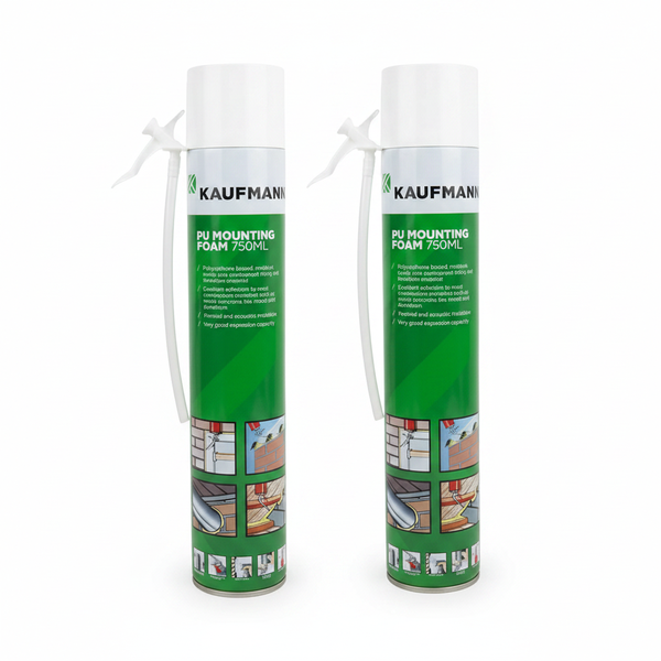 Kaufmann 750ml Multi-Purpose Expanding Foam Adhesive for DIY &amp; - 2 Pack