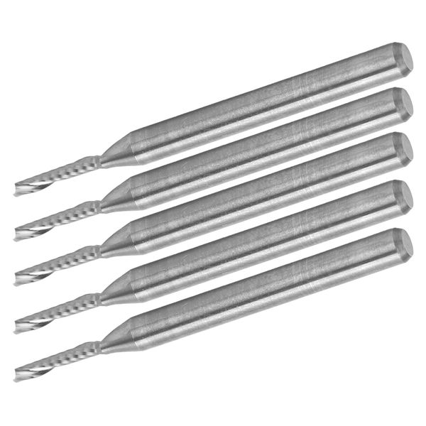 Carbide Single Flute End Mills 3.175mm for PCB Milling