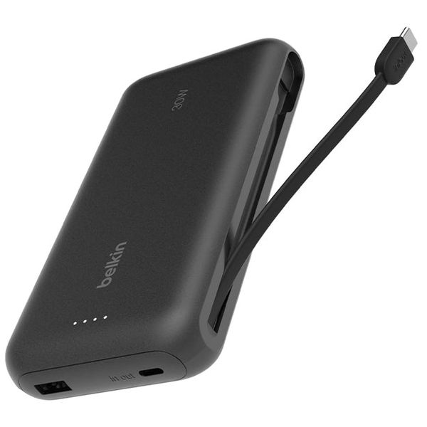 Belkin BoostCharge 20 000mAh 30W PD Power Bank With Integrated USB-C Cable
