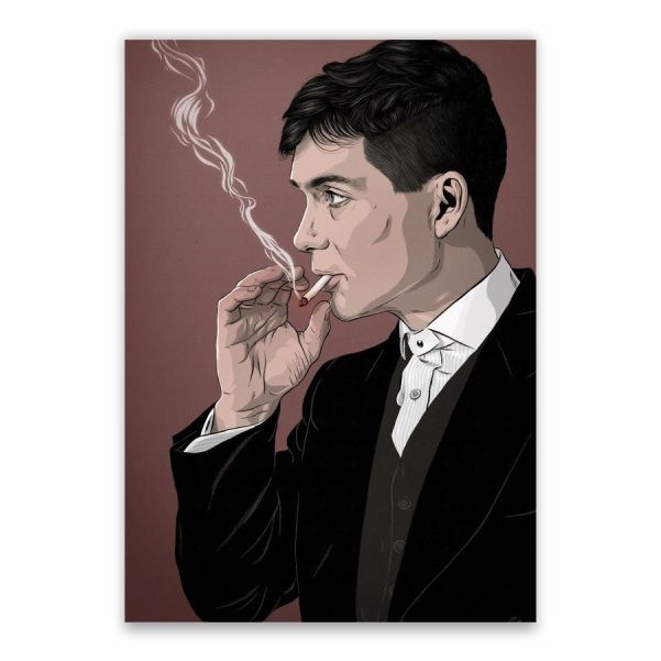 Thomas Shelby Smoking Poster - A1 | Shop Today. Get it Tomorrow ...