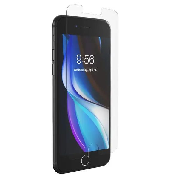 InvisibleShield Glass Elite+Tempered Glass Protector For iPhone SE (2020)