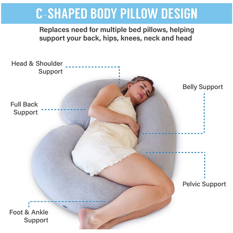 Simply Comfy C Shaped Pregnancy Maternity Pillow Shop Today. Get it Tomorrow takealot