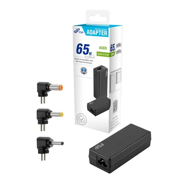 FSP PRO 65W Universal Laptop Adapter - Acer