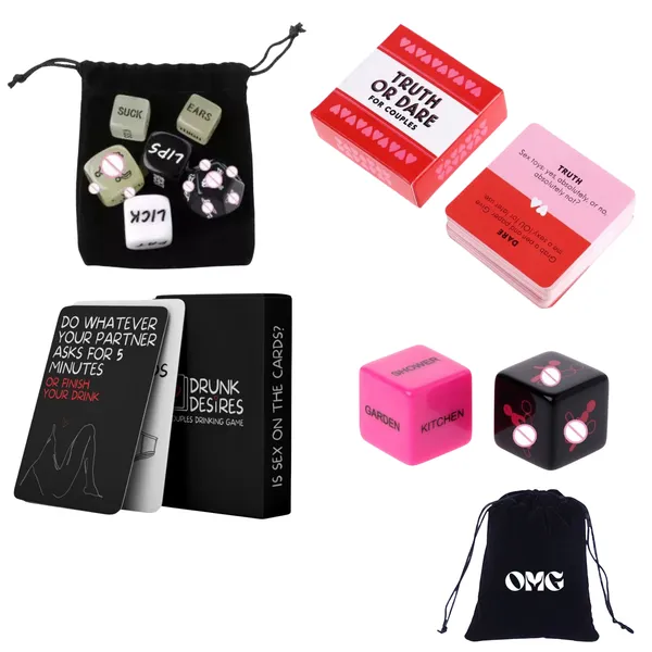 OMG Ultimate Couples Game Night Set: Four Games for Intimate Connection