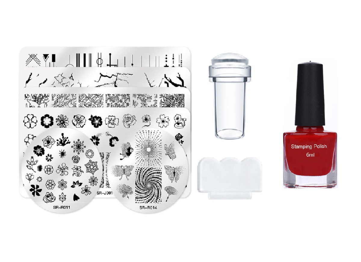 nail-stamping-kit-with-stamper-and-stamping-nail-polish-shop-today