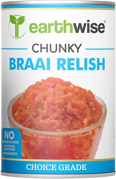 Canned Chunky Braai Relish 400g - 12 Pack - Earthwise