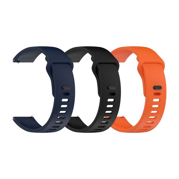 3 PACK Silicone Strap Compatible With Redmi Watch 5 Active/Watch 5 Lite