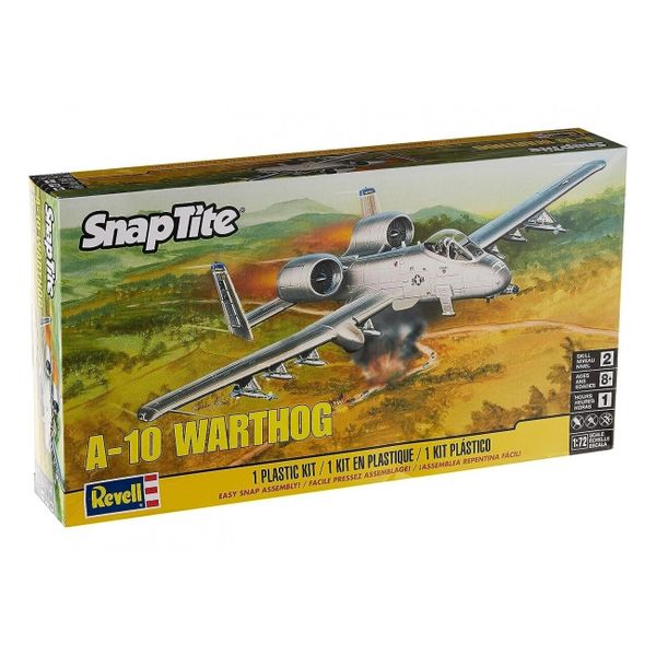 Revell Snap Tite 1/72 A-10 Warthog Plane Plastic Model Kit