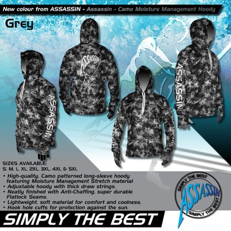 Assassin Camo Moisture Management Hoodie – Stil Fishing