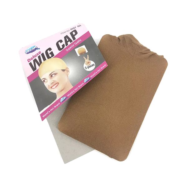 Dream Deluxe Wig Cap Light Brown - 2 Pieces