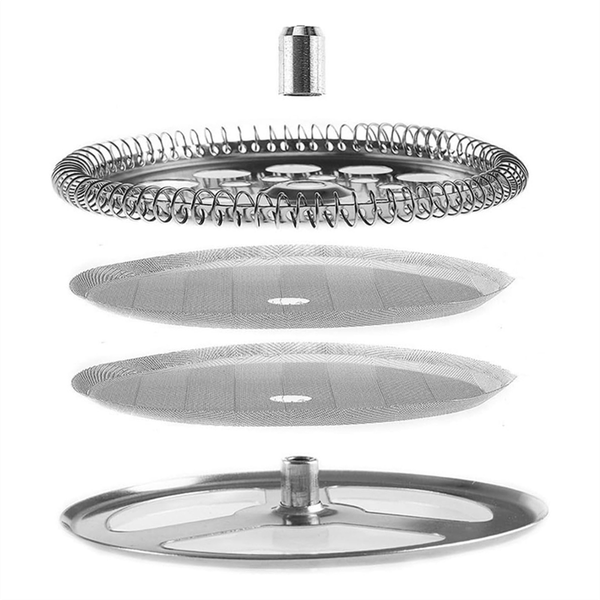Stainless Steel French Press Filters,Containing Spiral Disk,Mesh French Pre