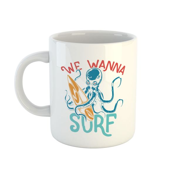 Surf Mug - We Wanna Surf