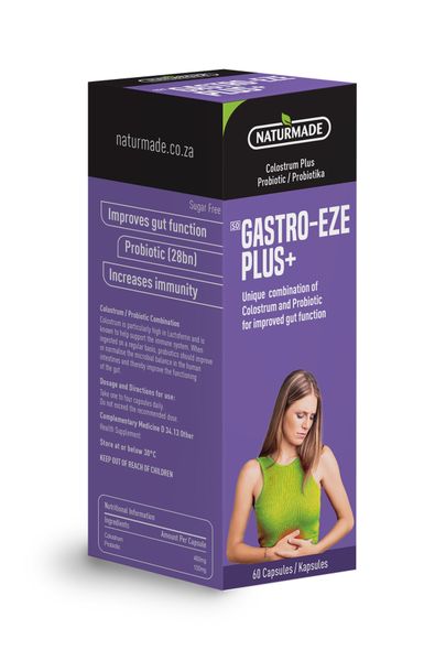 Naturmade Gastro Eze Plus+ 60's