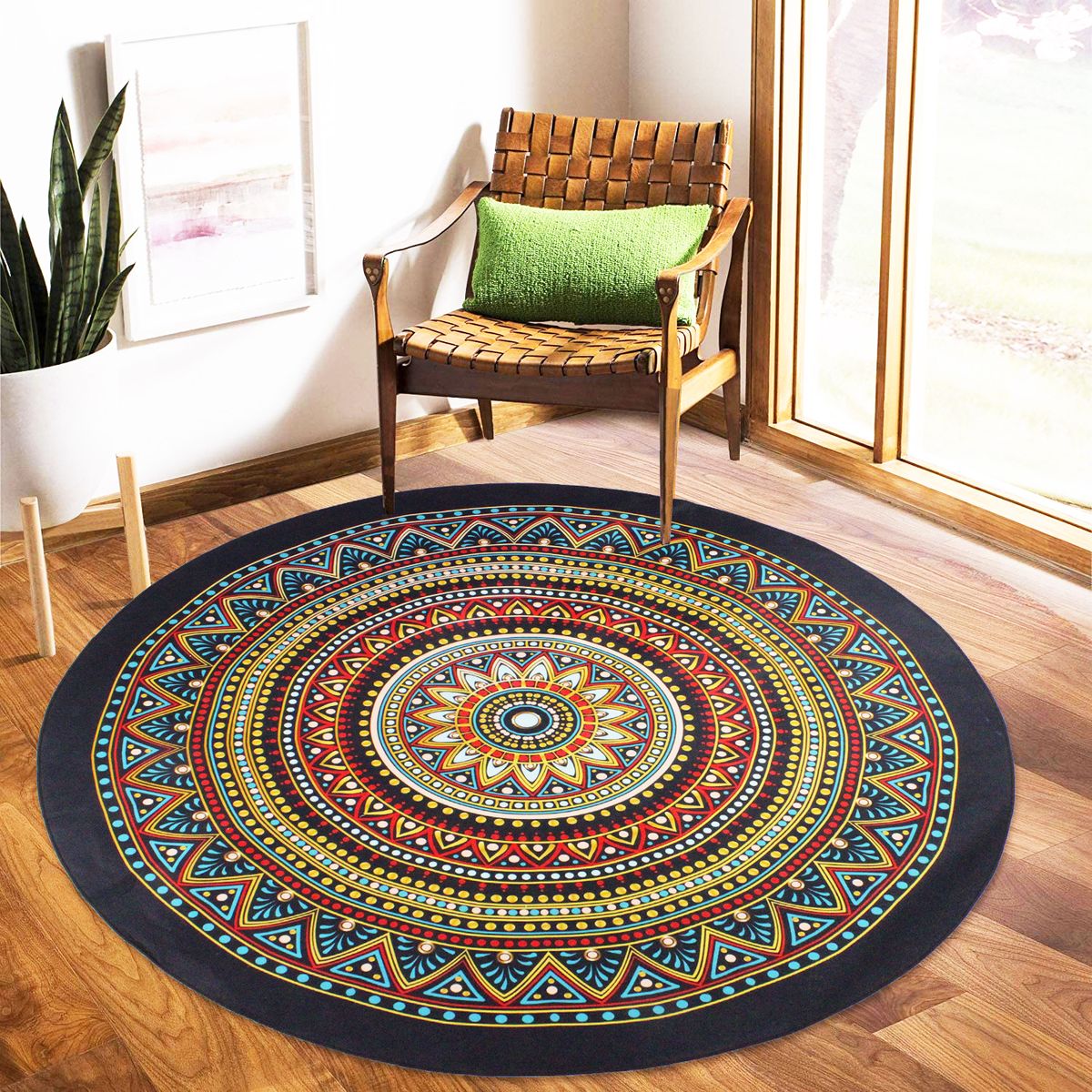 160cm Round LMA Branded 3D Printed Area Rug Lightweight RM32 Buy