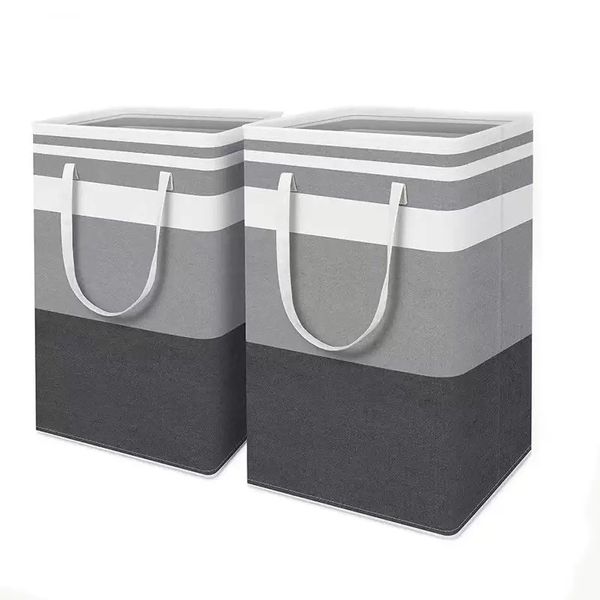 Foldable Storage Bins Laundry Baskets for Dirty Clothes 75L