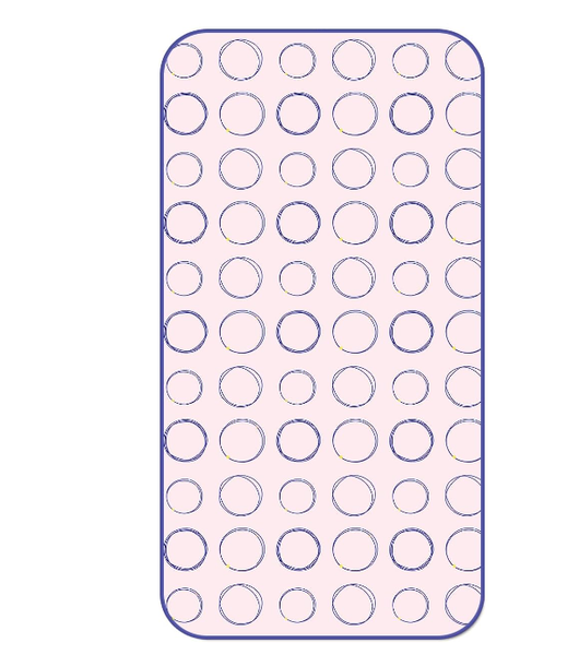 Foldable Ironing Mat, Portable Hanging Ironing Pad with Silicone Iron Rest,