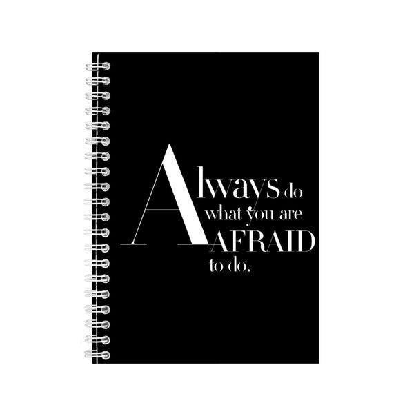 Always A5 Notebook Spiral Lined Motivational Saying Graphic Notepad Gift206