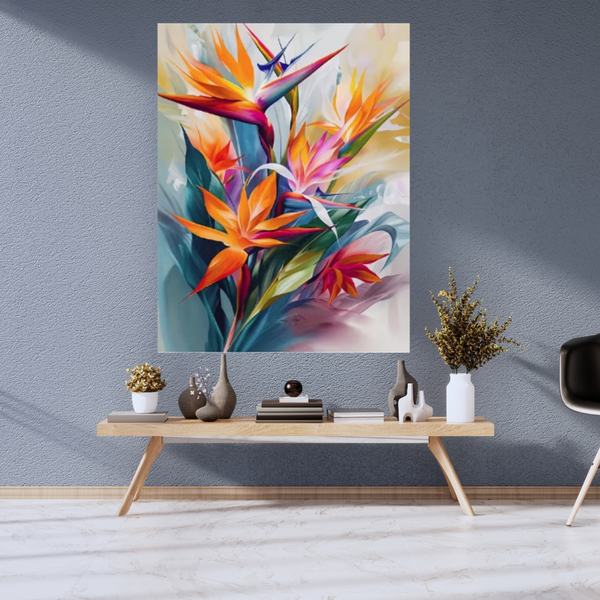 Bird of Paradise Flowers Wall Art
