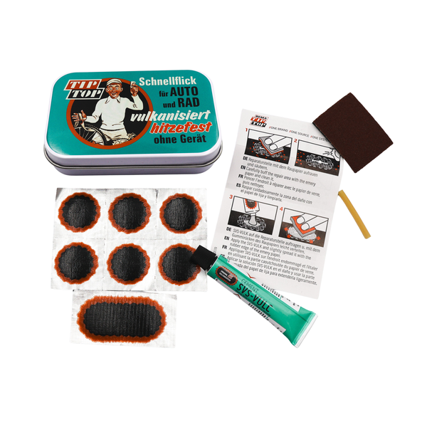 REMA TIP TOP TT 02 Bicycle Repair Kit - Retro-Style Metal Tin