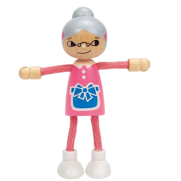 Hape - Wooden Doll Figurine - Grandma