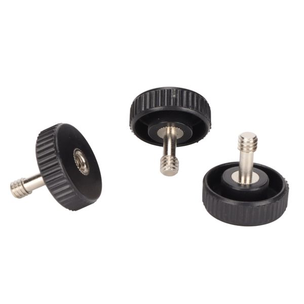 3Pcs 1/4" Thumb Screw Quick Release Adapters
