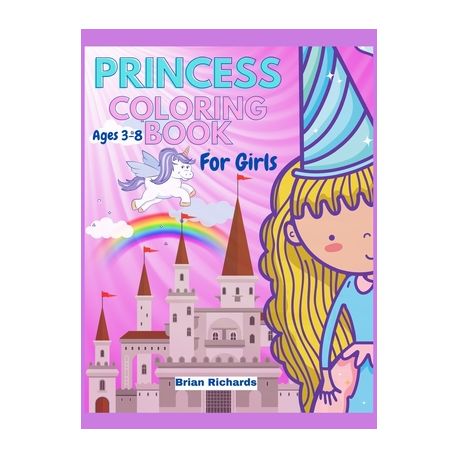 Princess Coloring Book For Girls Adorable Coloring Pages With Cute Princess Large Unique And High Quality Images For Girls Preschool And Kindergar Buy Online In South Africa Takealot Com