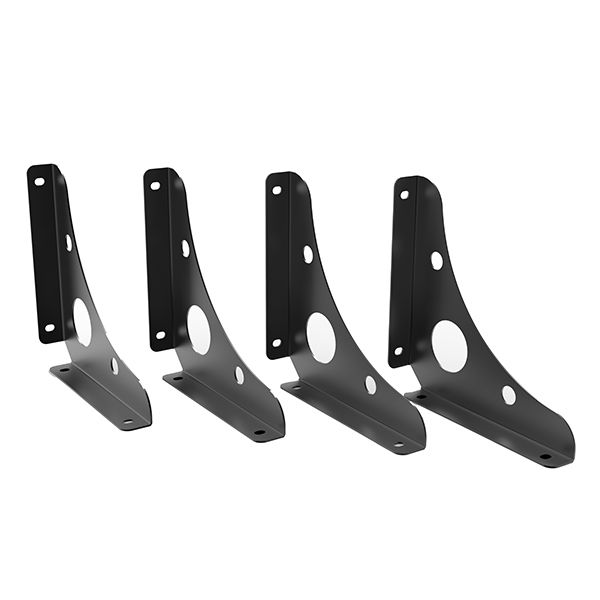Wall Mouting Decor Shelf Metal Bracket Set for Office/Home/ Gym-6 INCH