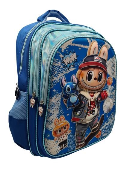 Boys Character on Skateboard School Bag, Backpack